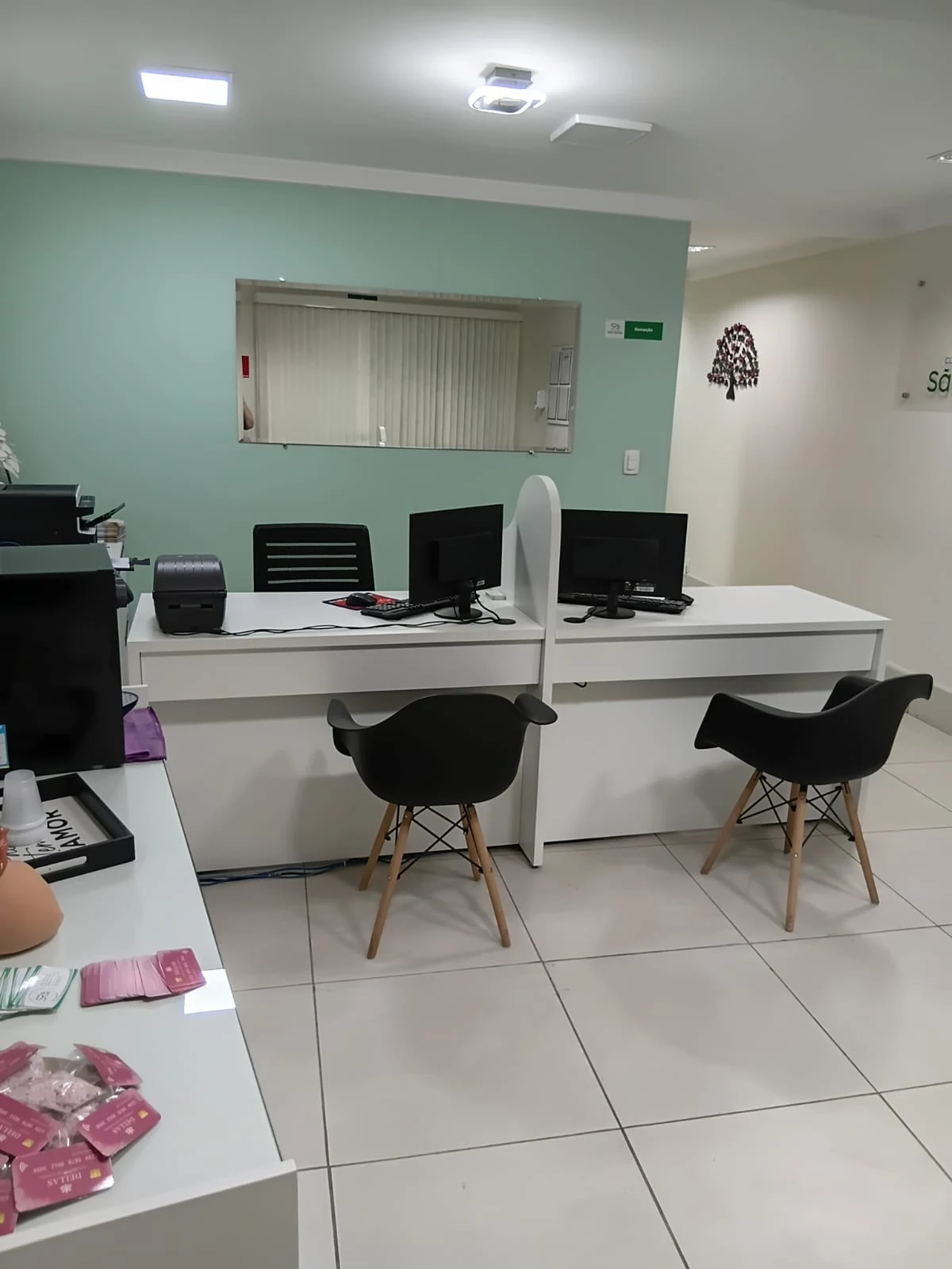 Recepção da Clínica e Laboratório São Rafael